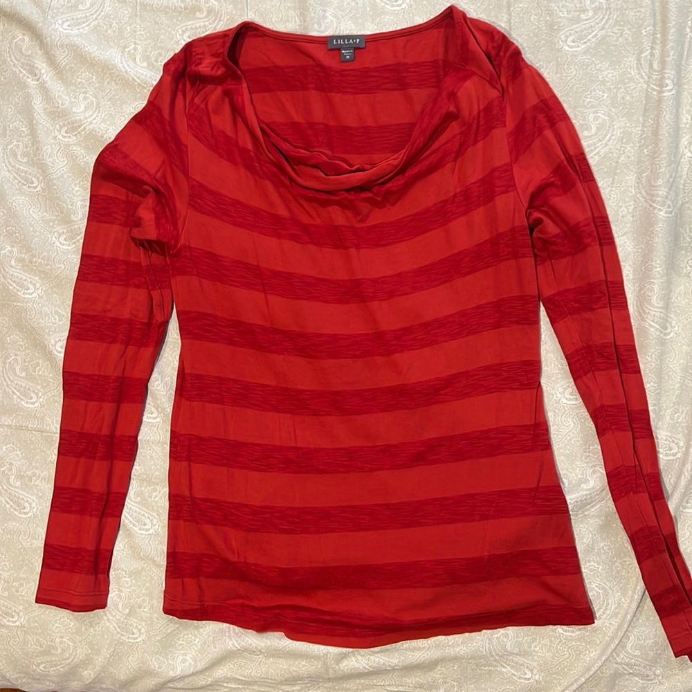 Lilla P Scoop Neck Long Sleeve